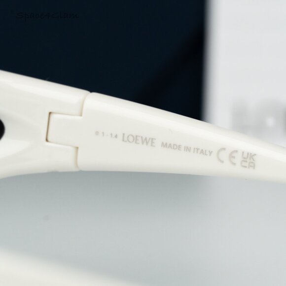 Loewe Men Sunglasses White Grey Wraparound LW40143U 25A NEW  display picture 1